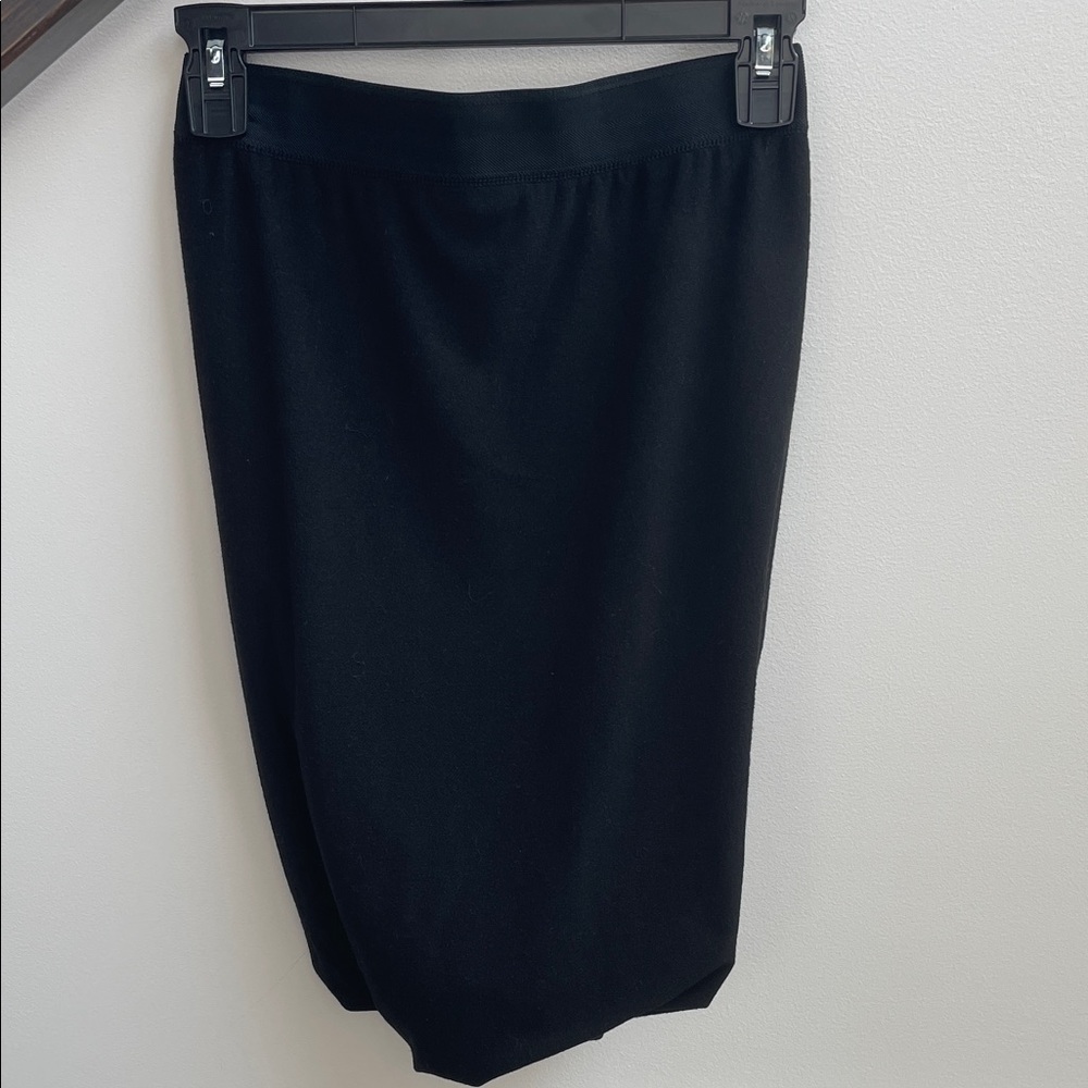 T by Alexander Wang Black twisted hem Mini Skirt